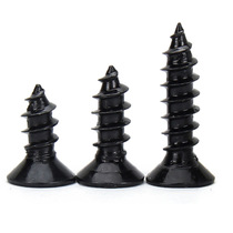 KA plated black cross countersunk head self-tapping screw flat head wood screw electronic screw small screw M1 7M2-M5
