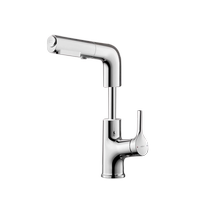 (National subsidy 20%) Hengjie basin faucet cream wind pull-out household hand washing hot and cold faucet 927