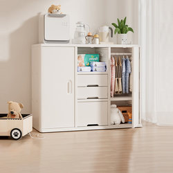 Barton Bear Family Storage Cabinet Feeding Table Children's Toys Baby Floor-Standing Simple Baby Storage Snack Organizer Box