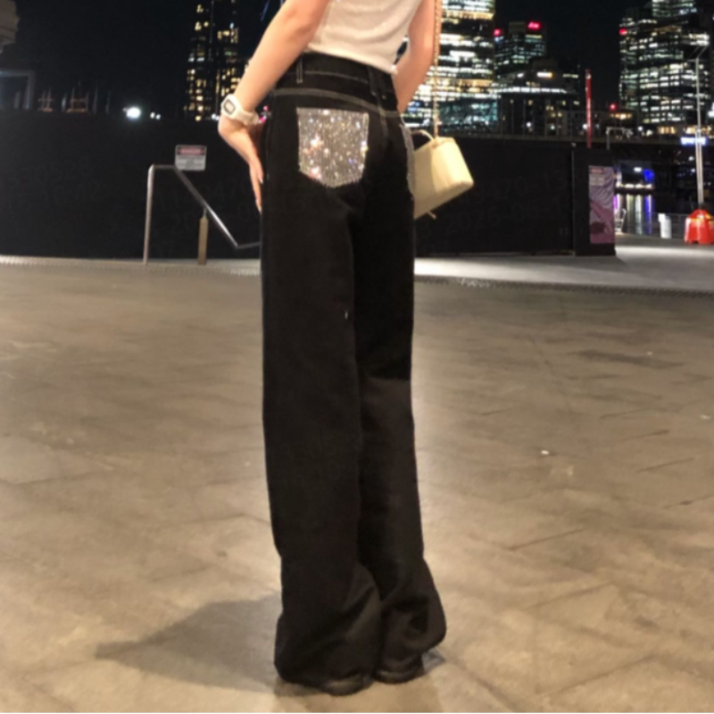 Xuan Xuanxuan【Top Beauty Pants】”65% Cotton + 12% Tencel” Washed Straight-Leg Jeans Xuan Xuanxuan【Top Beauty Pants】”65% Cotton + 12% Tencel” Washed Straight-Leg Jeans