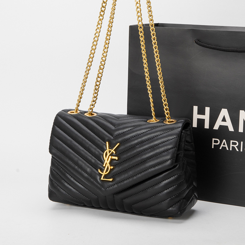 Hong Kong Purchase of Saint Laurent Women's Bags, New Model Women's Handbags, Classic Chain Style, Crossbody Shoulder Tote Bag, Loiren Ysl Hong Kong Purchase of Saint Laurent Women's Bags, New Model Women's Handbags, Classic Chain Style, Crossbody Shoulder Tote Bag, Loiren Ysl