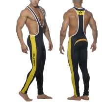 Star C Sports Molded Body Conjoint Slow Running Pants One-piece Harness Riding Suit Wrestling Training Suit Tight Fitness Clothing