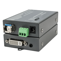 Conglu non-compressed DVI optical transceiver high-definition one-way audio RS232 data optical fiber extender supports HDMI 1080P60HZ single fiber LC LED large screen camera direct