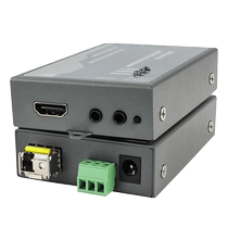 Conglu non-compressed HDMI optical transceiver high-definition two-way audio RS232 data optical fiber conversion transceiver supports DVI 1080P60HZ single fiber LC camera live performance shooting