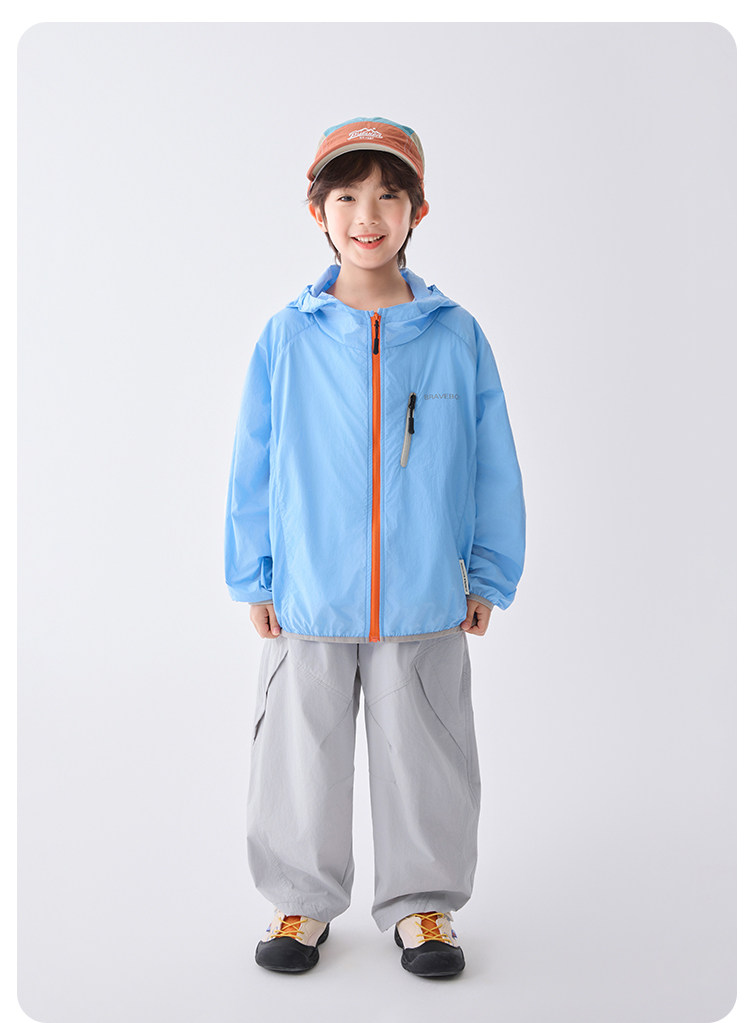 海妈家儿童防晒衣夏季2026夏装新款皮肤衣女童轻薄外套男童防晒服 — 32