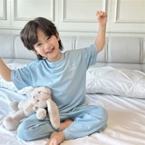 海妈家 Пижама для мальчиков, летний детский комплект, летняя одежда, короткий рукав