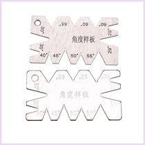 Thread turning tool angle template tool setting template angle template tool plate setting arc template stainless steel