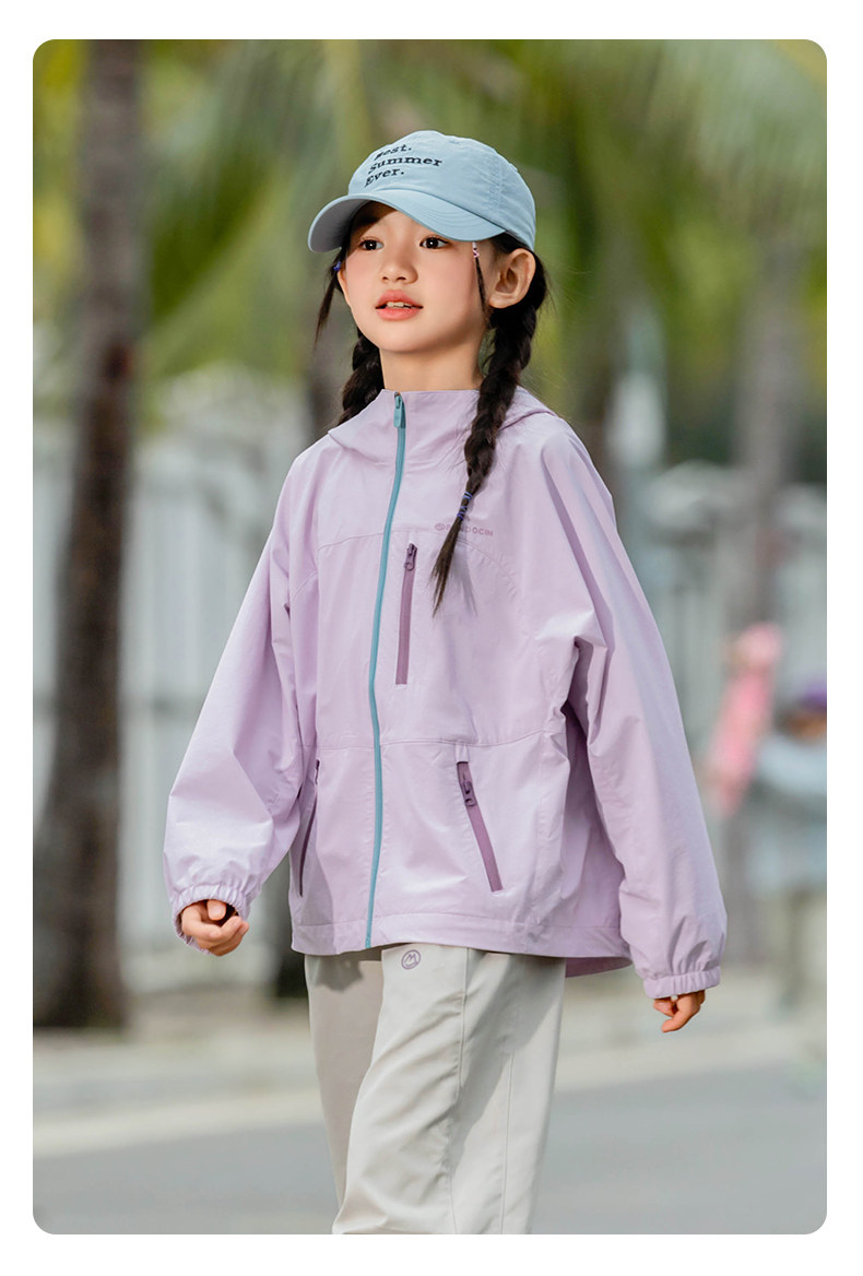 半度闲儿童秋装运动外套洋气中大童2026新款男女童春秋款连帽上衣 — 18