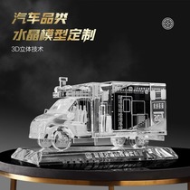 3D model customization car aircraft building building tower mold crystal production interior carving shape souvenir customization