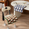 Plush four-season non-slip thickened bay window dining chair cushion