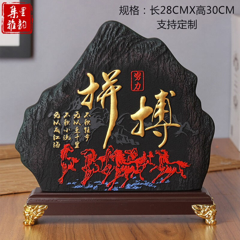 Set Riyrhyming New Chinese Zen Imagery TV Cabinet Swing room Wine Cabinet Home Soft Decoration Handicraft Qiao relocating to new residence-Taobao