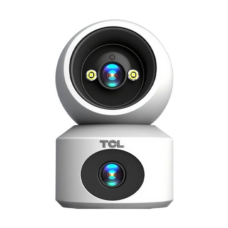 Tcl Dual-Camera Ultra-High-Definition Home 360-Degree Panoramic Viewing with Mobile Phone Remote Wireless Wifi Monitor
