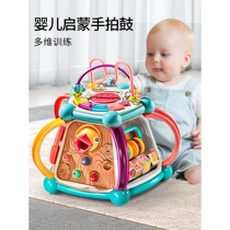Huile official website baby toy hand drum 0 to 1 year old educational early education 2 young children drum drum baby 6 months 7 seven