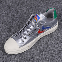 Tide brand mens shoes 2022 spring new fashion Korean version trendy board shoes European station mens flat casual shoes trendy shoes