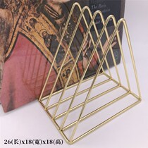 黑胶唱片支架展示架收纳架LPCD架铁艺复古北欧风桌面杂志ins风