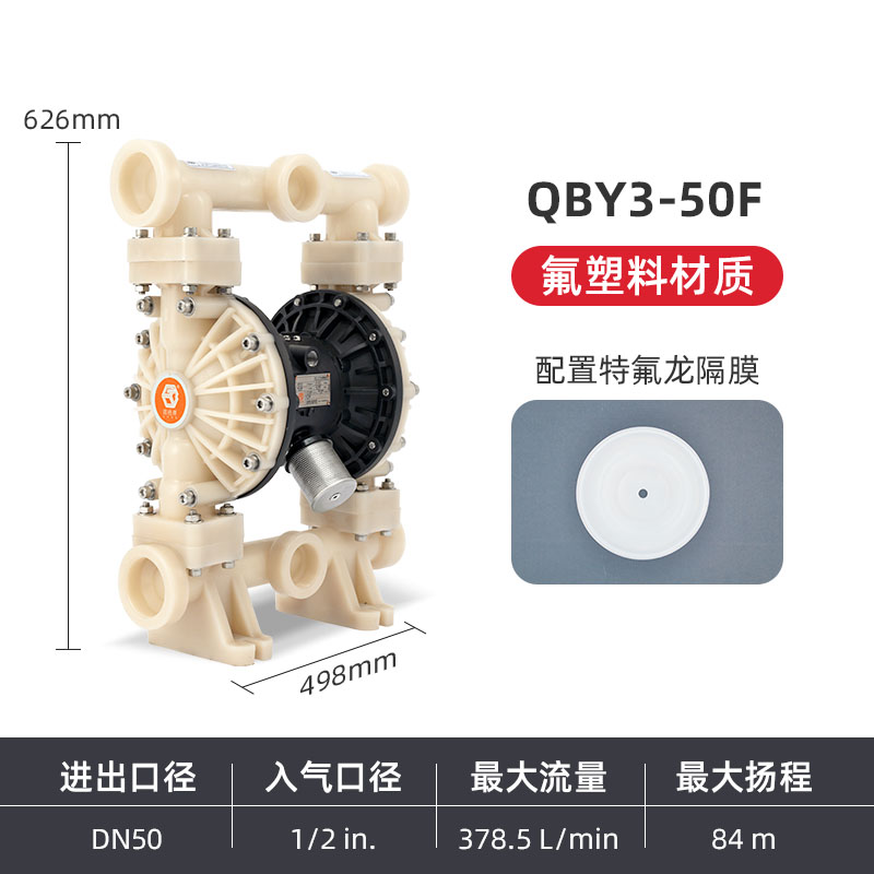 Насос мембранный Edge Gude card QBY3-50FTFF