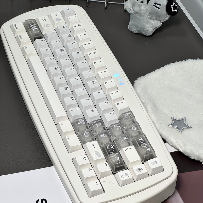Original Keycaps, Sticky Notes, Simple and Cool, Pbt Original Factory Sublimation Customized Keycaps, Equivalent to Several
