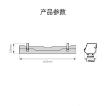 Under-the-desk cable management rack punch-free and nail-free socket cable routing trough wire sorting and storage artifact machine room hub box