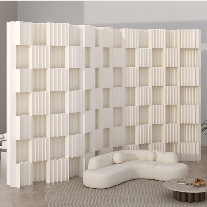 Folding Screen Partition Accordion Paper Wall Modern Simple Retractable High Partition Mobile Partition Office Event Background Wall Folding Screen Partition Accordion Paper Wall Modern Simple Retractable High Partition Mobile Partition Office Event Background Wall