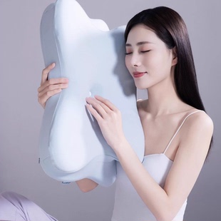 眠加翼合枕护颈枕芯可调节高度记忆棉蝴蝶枕