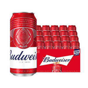 百威啤酒经典红罐450ml*20听