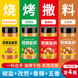 Barbecue Seasoning, Cumin Powder, Seasoning, Pepper Salt, Chili Powder, Special Dipping Sauce for Barbecue, Home-Use Marinade Set