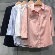 Spring and Summer New Cotton White Polo Collar High-grade Co