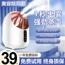 Hot and cold double spray steamer Nano Water Replenishing Nebulizer Face Home Steam Engine Beauty Yard Special Steam Face