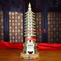 Xuan Dance Art Pure Copper Wenchang Tower 13th Floor Nine Floors Thirteenth Floor Wenchang Tower Desk Office Manjusri Pagoda Wenfeng Pendulum