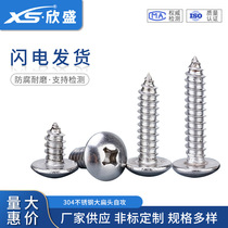 3M3 5M4M4 2M5M6 large head self-tapping screws TA umbrella head screws 304 stainless steel large flat head self-tapping screws