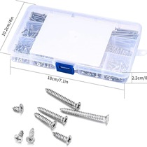 400 self-tapping screw combination set M3 self-tapping screws wood screws screw types metal screws self-tapping screws