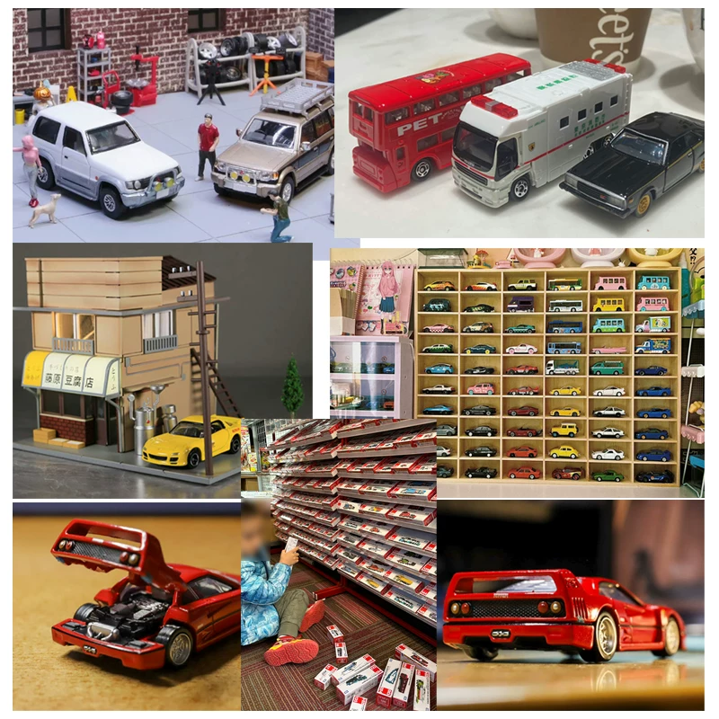 Черная коробочная модель автомобиля TOMICA Initial D Ламборгини Феррари Ниссан GTR