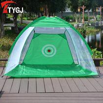 热销TTYGJ 室内高尔夫球练习网 打击笼 切杆挥杆练习器