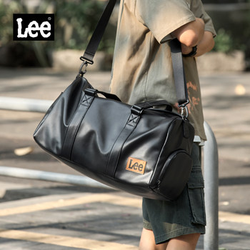 Lee Fitness Bag with Dry and Wet Separation, Men's Short-Distance Travel Bag, Women's Large-Capacity Swimming Tote Bag, Sports Crossbody Bag