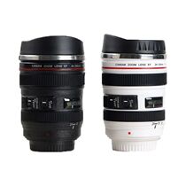 Stainless Steel Camera EF24-105mm Coffee Lens Mug White Blac