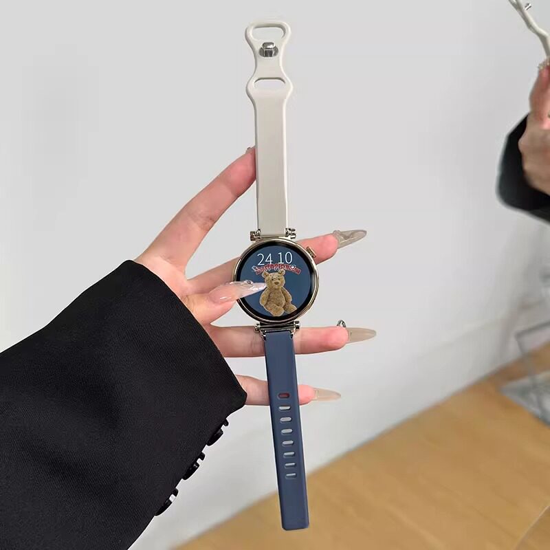 Смарт-браслет для наручных часов / ремешок 乌梅子酱适用华为手表表带gt3新款gt4硅胶gt2女生智能watch3/4pro运动手表带gt1女款夏荣耀gs3i/magic2数码