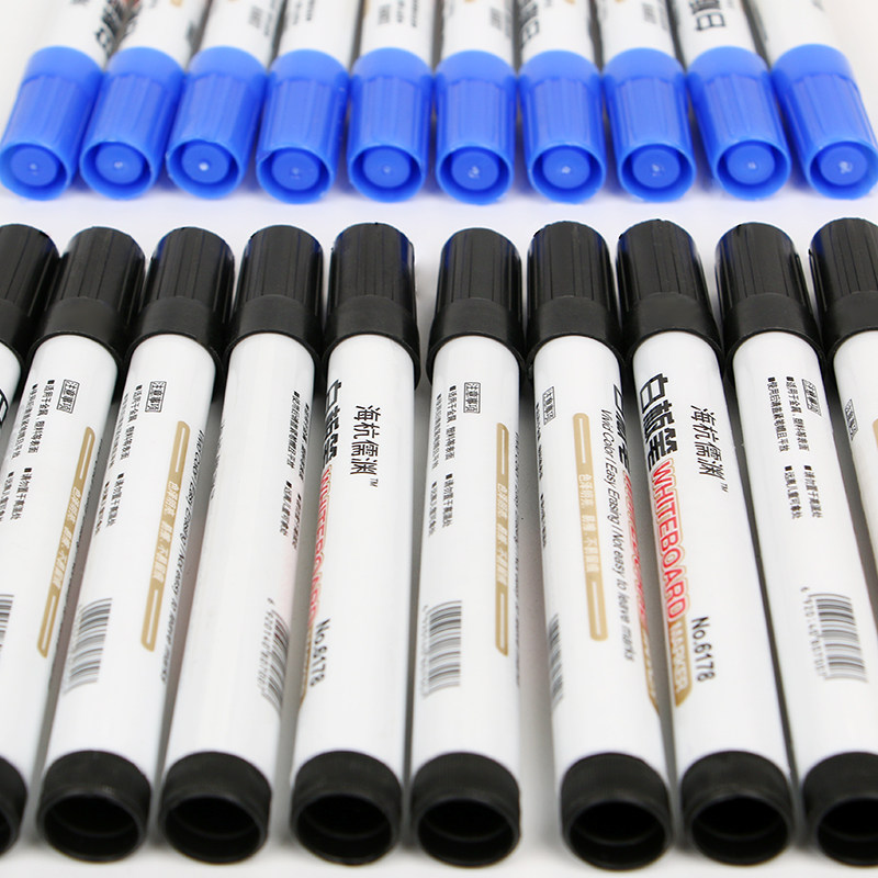 Whiteboard Markers Are Erasable, Non-Toxic for Children, Large Capacity, Suitable for Teachers, Available in Colorful Red and Blue, Water-Based Markers, Drawing Board Pens, Whiteboard Pens, Thick Tip, Office Supplies, Easy to Erase