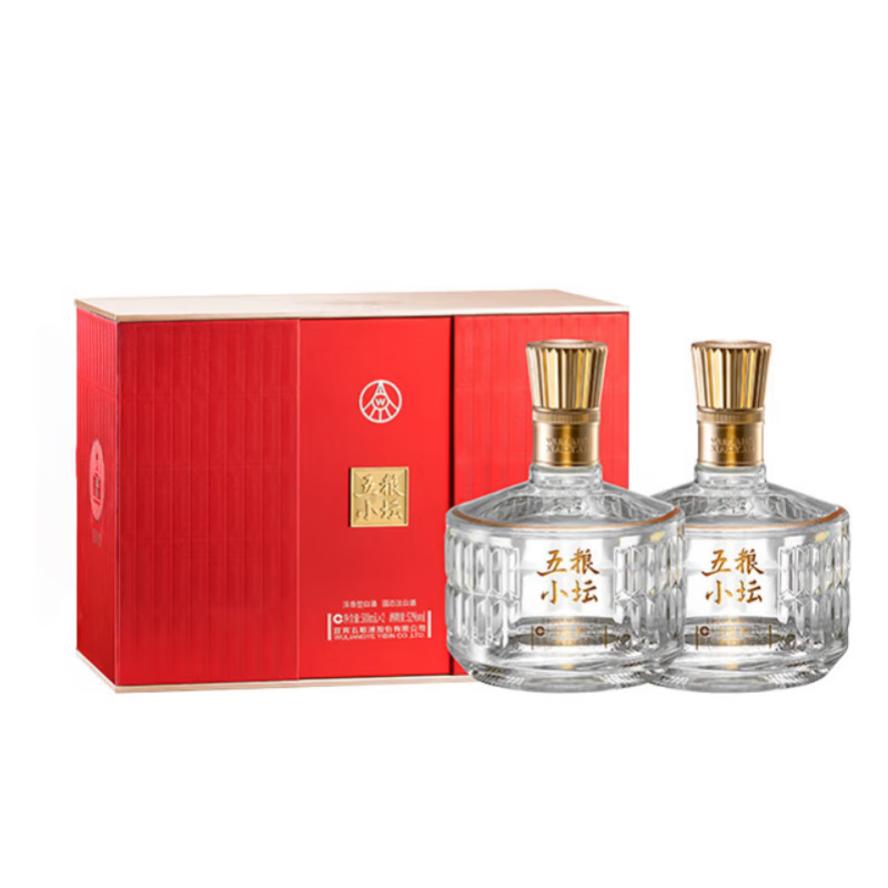 五粮液五粮小坛双支装礼盒52度500ml*2浓香型白酒评价- 淘宝网