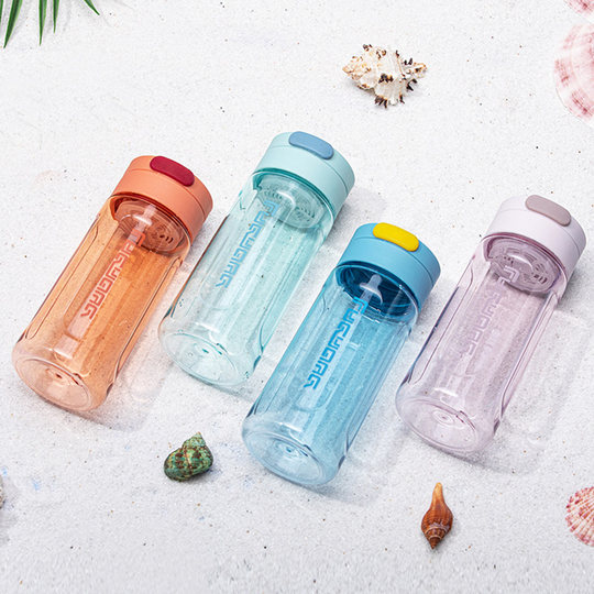 Fuguang Plastic Water Cup Student Space Cup Female Sports High-Temperature Resistant Fitness Summer Anti-Fall Large-Capacity Water Bottle