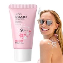 Facial Body sakura Sunscreen Whitening Sun Cream 30g Sunbloc