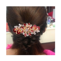 Grandma Xi’s updo hair accessories wedding middle-aged mother style wedding banquet wedding exquisite high-end bridal head flower