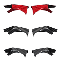 Suitable for Tesla model 3 Y real carbon fiber dashboard with creative decorative stickers on both sides of the dashboard small pieces