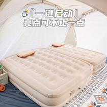 Camping inflatable mattress lazy single lunch break vehicle ground bedding tent outdoor double thickened automatic folding bed