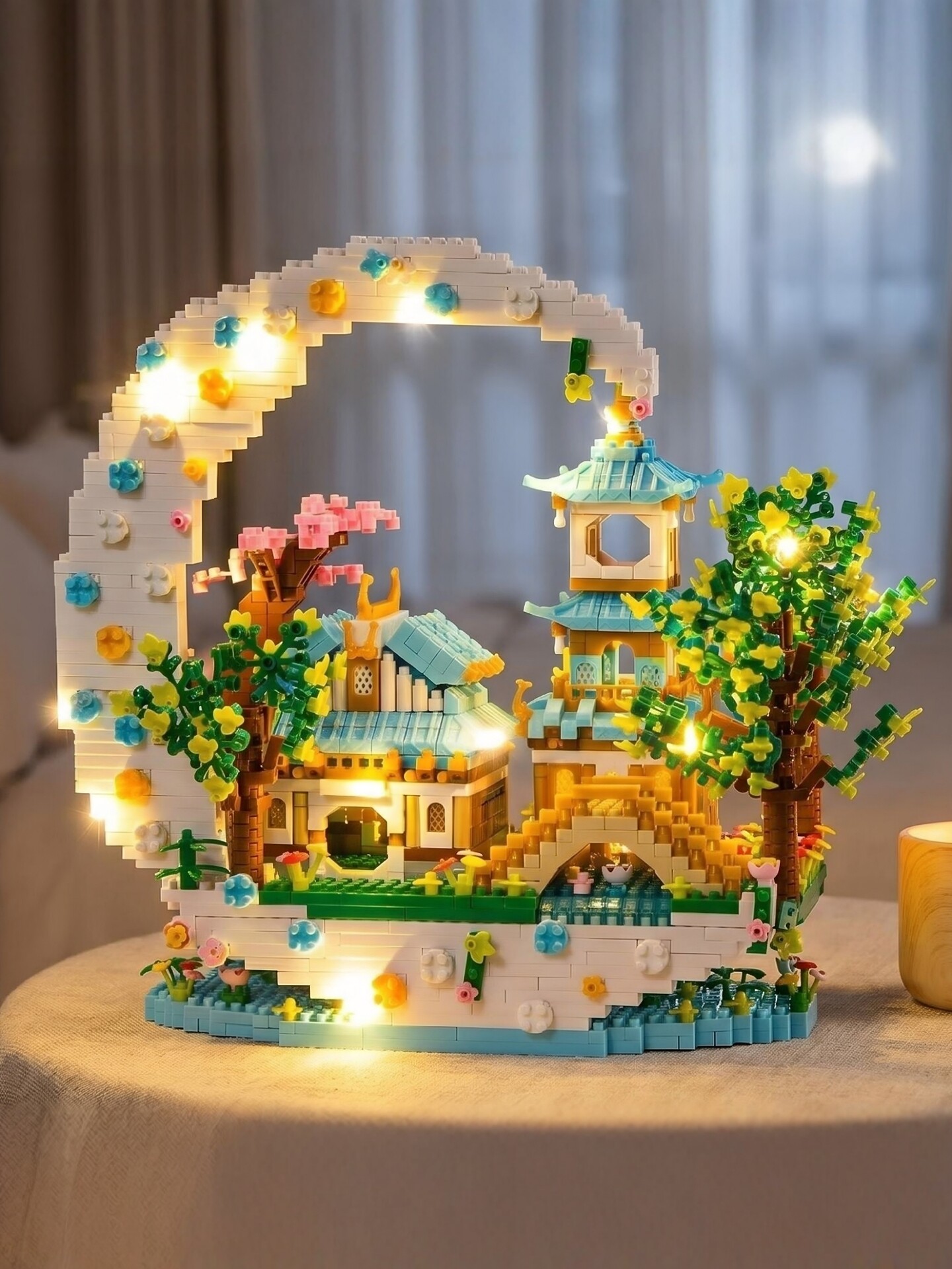 2026 New Guanghan Palace Building Blocks Adult Edition Highly Difficult and Giant Assembly Toy Model Girls Birthday Gift