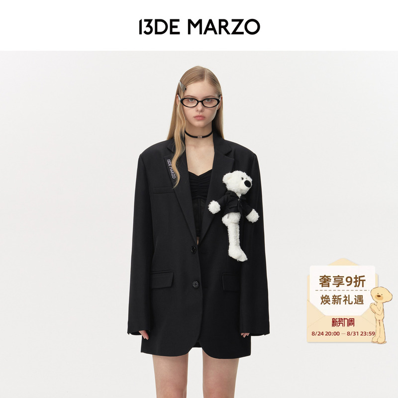 [Celebrity Style] 13De Marzo Doll Casual Suit Jacket Autumn Elegant Versatile Blazer