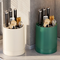 German importé Cuisine pivotant porte-outil table porte-outil top multifonctionnel cylindre porte-outil intégré contenant de la boîte à la maison