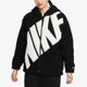 Nike authentic winter women's imitation lamb wool warm hooded casual jacket FB8696-010