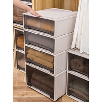 Alice wardrobe storage box drawer-type plastic household clothing storage box clothes underwear storage box transparent storage