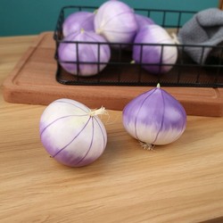 Artificial Onion Model Shallot Vegetable Fruit Ornament Children's Toy Exhibition Hall Cabinet Decoration Photography Prop