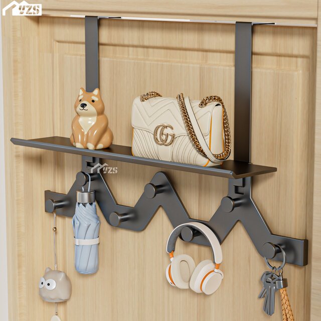 Back door hook clothes rack bedroom clothes rack